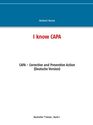 cover image of I know CAPA